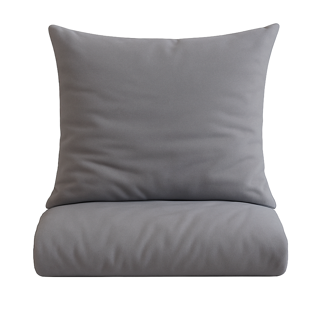 Percale sengetøj - lys grå